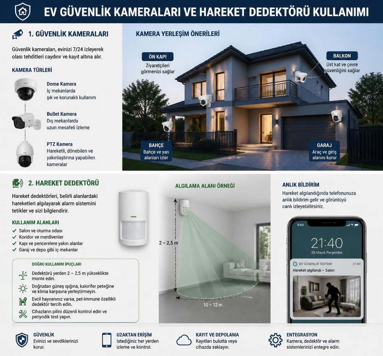 ev alarm sistemleri, evinizi hırsızlık ve diğer tehlikelere karşı koruyan güvenlik çözümleridir. bu sistemlerin çeşitleri ve önemi hakkında detaylı bilgi alın.
