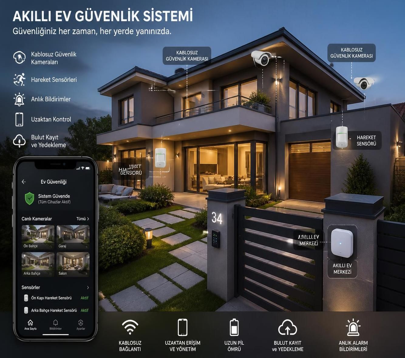 akıllı ev sistemleri, evinizi otomatikleştirerek yaşamınızı kolaylaştırır. güvenlik, enerji tasarrufu ve konfor sağlar. bu sistemlerin nasıl çalıştığını ve avantajlarını keşfedin.