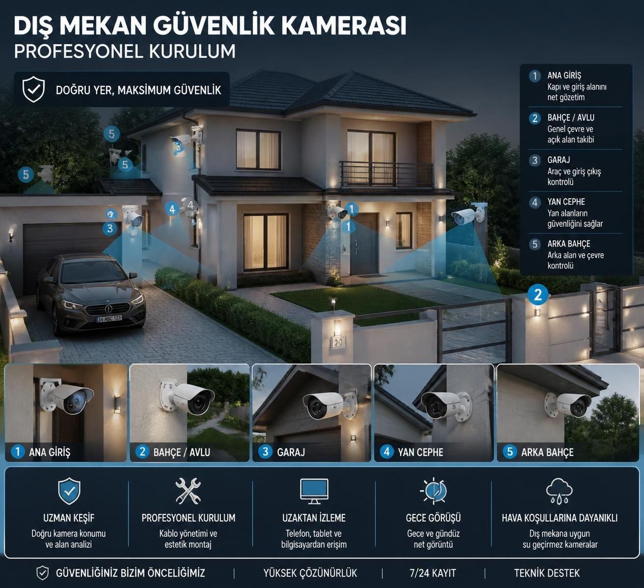 yılında dış mekan güvenlik kamerası ile evinizi korumanın en etkili yollarını keşfedin. gelişmiş teknolojiler ve pratik ipuçlarıyla ev güvenliğinizi artırın.