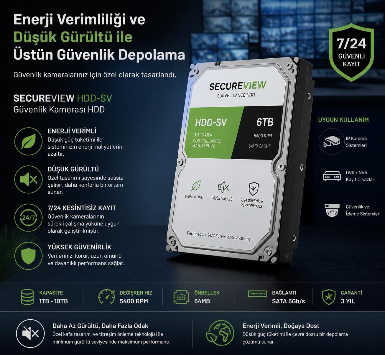 güvenlik kamerası için en uygun hdd seçimi nasıl yapılır? dayanıklılık, kapasite ve performans gibi önemli kriterleri keşfedin ve güvenlik sisteminizi optimize edin.