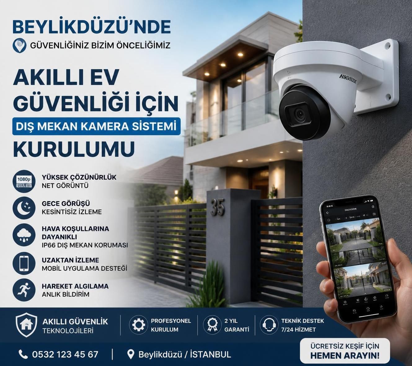 beylikdüzü'nde evinizi güvence altına almak için neden kamera sistemlerini seçmelisiniz? güvenlik, teknolojik avantajlar ve yerel destek hakkında bilmeniz gerekenler.