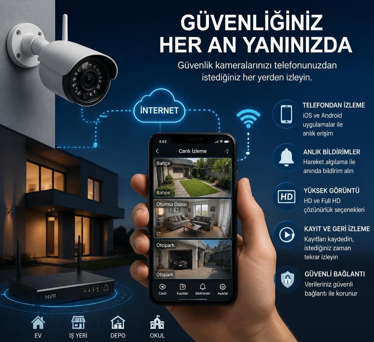 güvenlik kamerasını telefondan nasıl izleyebileceğinizi adım adım öğrenin ve dikkat etmeniz gereken önemli noktaları keşfedin.