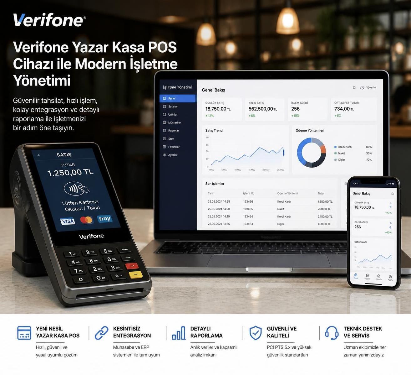 verifone yazar kasa pos ile işletmenizi kolayca yönetin; hızlı, güvenli ve pratik ödeme çözümleriyle iş süreçlerinizi optimize edin.