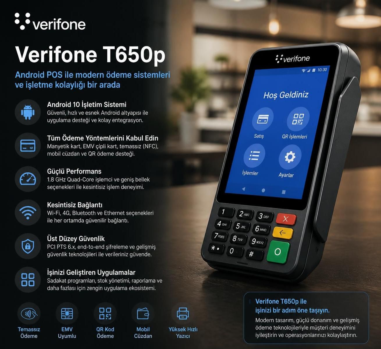 verifone yazar kasa pos ile işletmenizi hızlı ve kolay bir şekilde yönetin. güvenli ödeme çözümleri ve kullanımı kolay sistemler sayesinde iş süreçlerinizi optimize edin.